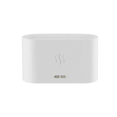 Multitasky Fireplace Humidifier Lamp In White