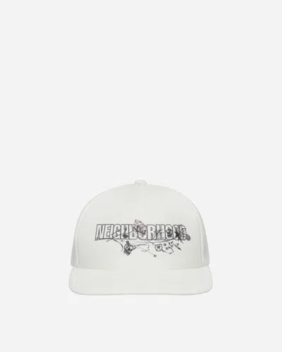Neighborhood Dr. Woo Mesh Cap In White