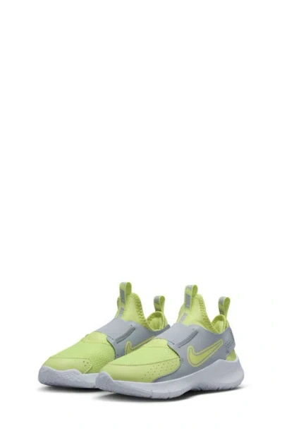 Nike Flex Runner 3 Slip-on Shoe In Summit White/lemon Twist