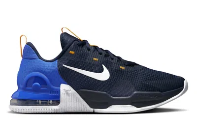 Pre-owned Nike Men's  Air Max Alpha Trainer 5 White Sneakers In Obsidian/racer Blue/sundial