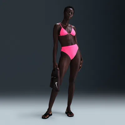 Nike Women's Essential High-waist Swim Bottom In Pink
