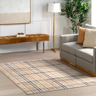 Nuloom Noelani Casual Plaid Area Rug In Neutral