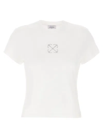 Off-white Arrow Jewel T-shirt In White