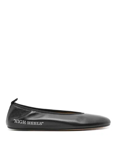 OFF-WHITE BAILARINAS - NEGRO