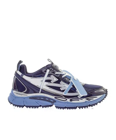 Off-white Lace-up Sneakers In Blue