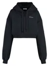 OFF-WHITE WOMEN'S CROPPED HOODIE