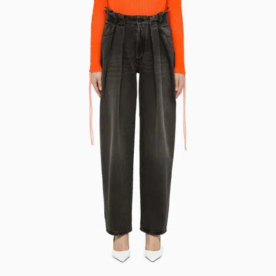 OFF-WHITE WOMEN'S WASHED BALLOON JEANS