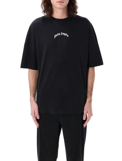 PALM ANGELS PALM ANGELS CURVED LOGO T-SHIRT