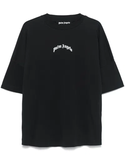PALM ANGELS CURVED-LOGO T-SHIRT