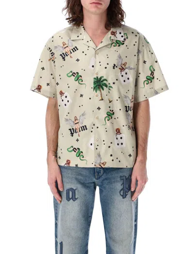 PALM ANGELS PALM ANGELS PIN-UP BOWLING SHIRT