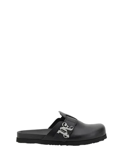 Palm Angels Sandals In Black