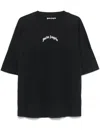 PALM ANGELS PALM ANGELS T-SHIRT BACK CURVED LOGO