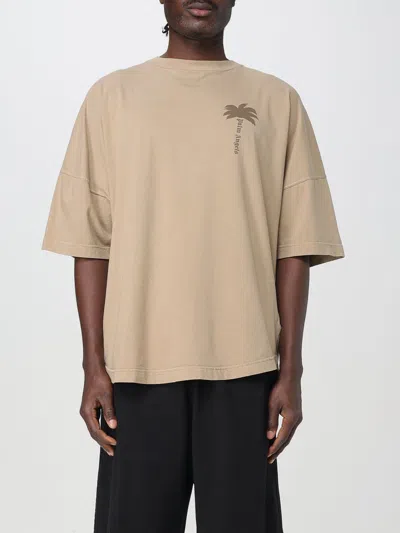 PALM ANGELS T恤 PALM ANGELS 男士 颜色 米色,429481022