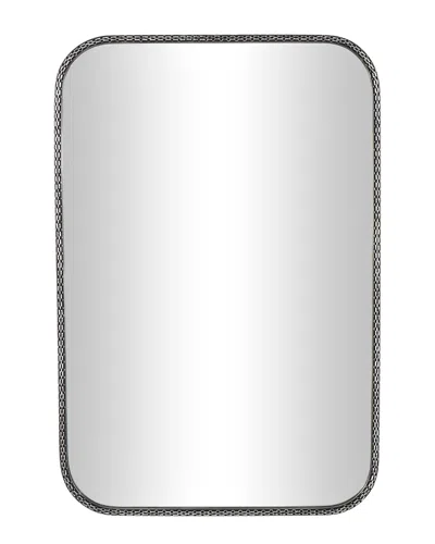 Peyton Lane Modern Wall Mirror In Silver