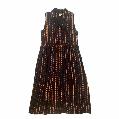 Pink Haley Women's Tina Midi Dress In Black Multi