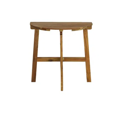 Progressive Furniture Halfmoon Table, Natural In Brown