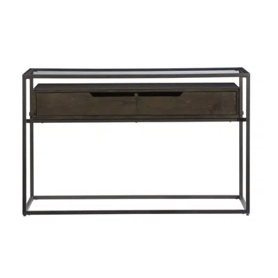 Progressive Furniture Sofa/console Table, Contemporary Umber In Brown