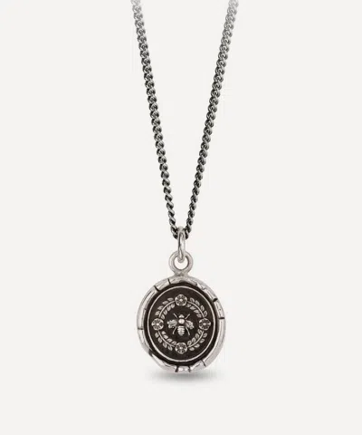 Pyrrha Sterling Silver Honeybee Pendant Necklace