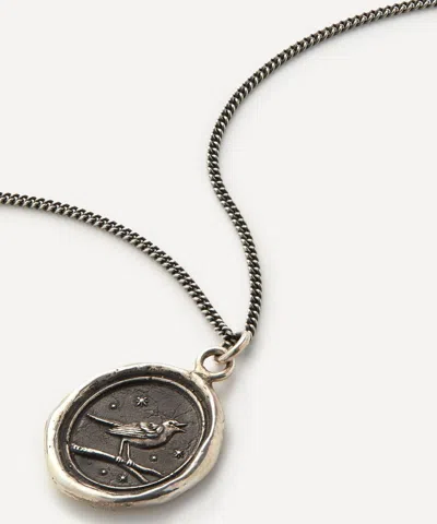 Pyrrha Sterling Silver Nightingale Pendant Necklace