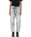 R13 Cross Over Jeans In Blue