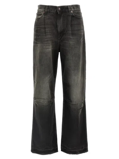 R13 Wayne Articulated Knee Jeans Black