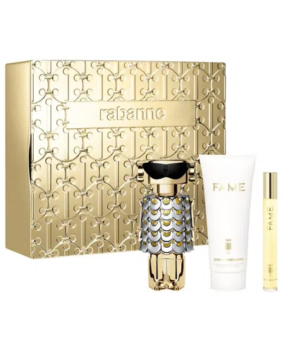 Rabanne Paco  Women's 2.7oz Fame 3pc Set