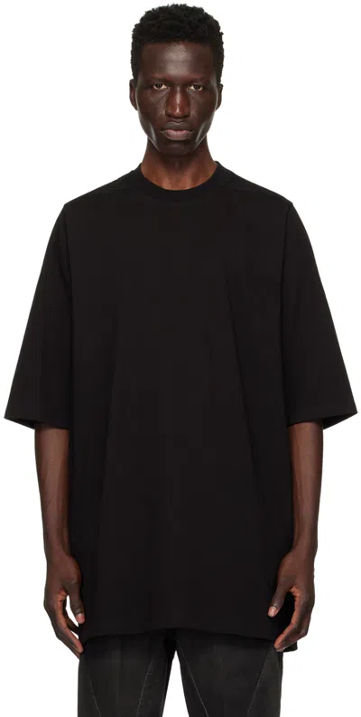 Rick Owens Tommy Organic Cotton T-shirt In Black