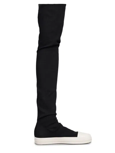 Rick Owens Drkshdw Black Porterville High Sock Sneakers