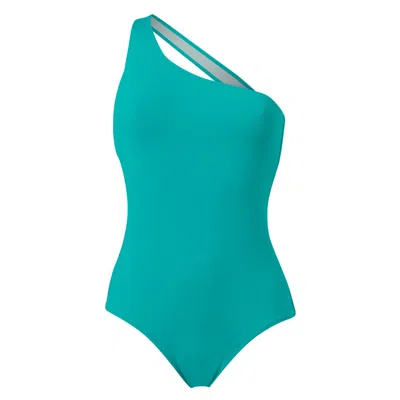 Rien By Penny Vomva Women's Blue Allison One Piece Aqua