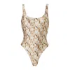RIEN BY PENNY VOMVA WOMEN'S NEUTRALS SAND IN MY TOES ONE PIECE SHELLS