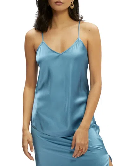 Robert Graham Women's Emily Silk-blend Cami In Steel