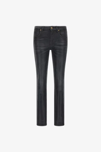 Roberto Cavalli Mid-rise Skinny Jeans In Black