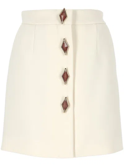 Roberto Cavalli Skirts In Bianco 110602