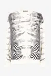 ROBERTO CAVALLI SWEATSHIRT MIT PRINT ZEBRA UND LOGO
