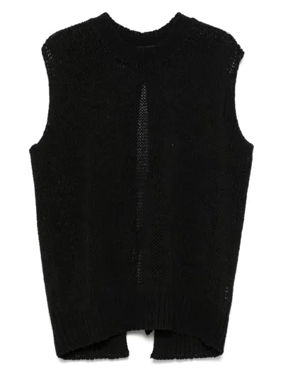 ROBERTO COLLINA ROBERTO COLLINA BACK SLIT COTTON BLEND TOP CLOTHING