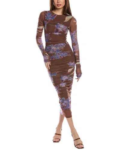 Rococo Sand Midi Dress In Brown
