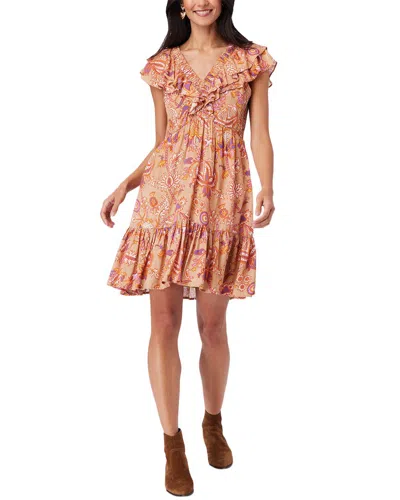 Roller Rabbit Amanda Ondika Mini Dress In Brown