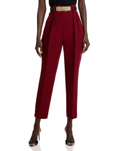 Ronny Kobo Ronny Tuxedo Pants In Oxblood