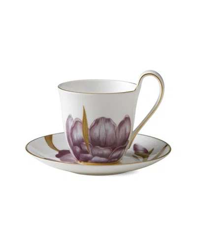 Royal Copenhagen 8.5oz Flora Iris Cup & Saucer