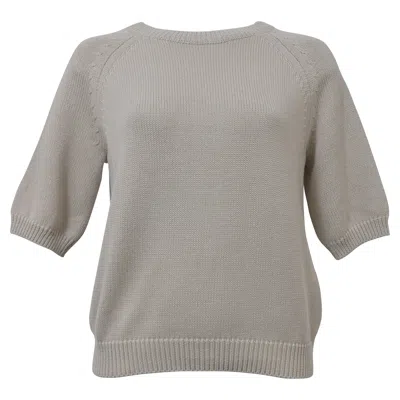 's Max Mara Corinne Sweater In Ecru Cotton In White