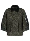 SACAI SACAI BROWN POLYESTER JACKET