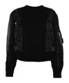 SACAI PANELLED SWEATSHIRT
