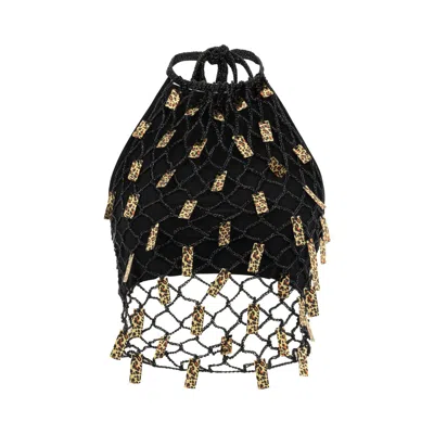Saint Ones Women's Gold / Black Nebula Top In Gold/black