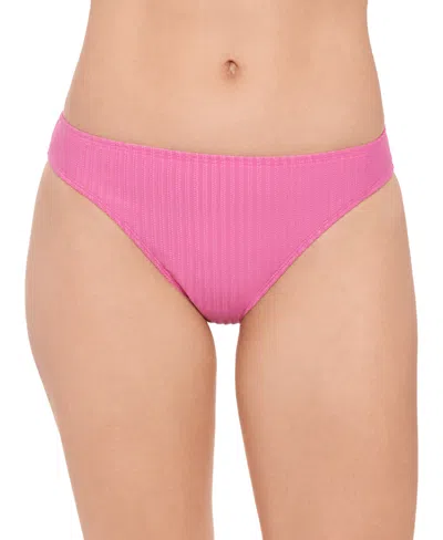 Salt + Cove Juniors' Hipster Bikini Bottoms, Exclusively At Macy's In Petal Pink