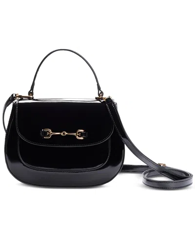 Sam Edelman Loraine Small Leather Top Handle Crossbody In Black
