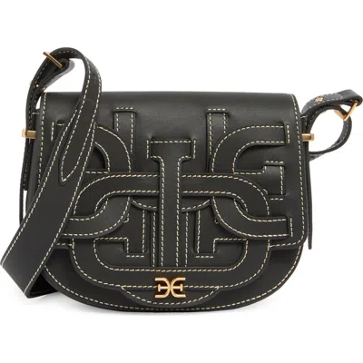 Sam Edelman Small Bay Leather Saddle Crossbody Bag