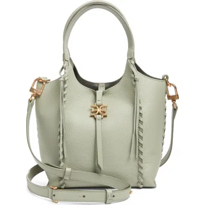 Sam Edelman Sylvia Mini Leather Crossbody Bag In Sage