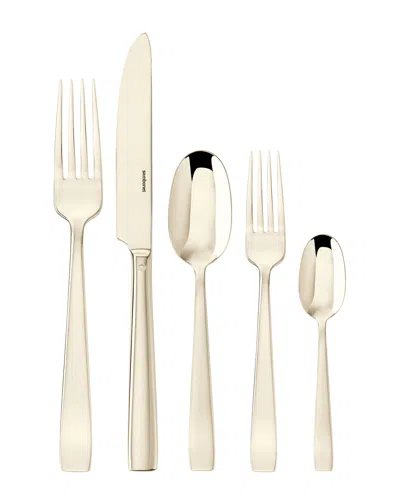 Sambonet Flat Champagne 5-piece Flatware Place Setting