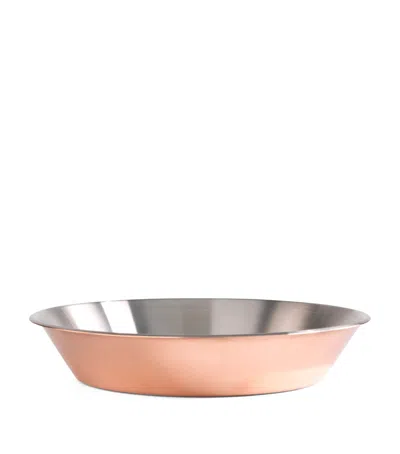 Samuel Groves Copper Clad Tarte Tatin Tin In Brown