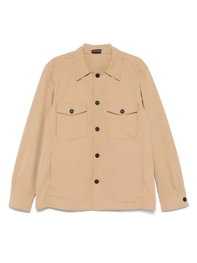 SAVE THE DUCK BEIGE 'BARD' JACKET WITH POCKETS